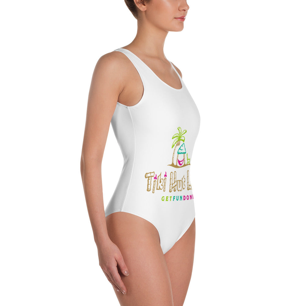 women's one piece design bathing suit with a flattering fit